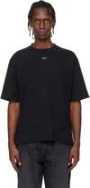 Off-white Men Black 3d Arrow Spray T-shirt, S Luxury T-shirts For Men Darveys In Black