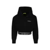 Off-white Black Sweatshirt For Girl With Logo In Black