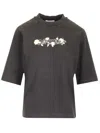 Off-white Black With Logo T-shirt Black In Black