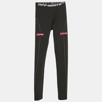 Off-white Black Technical Jersey Active Leggings