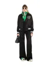 Off-white Off White Women Toybox Satin Cargo Pants In Black