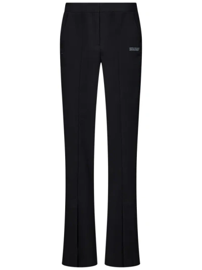 Off-white Black Trousers In Technical Fabric