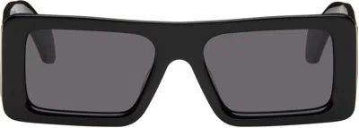 Off-white Black Troy Sunglasses In Black Dark Grey