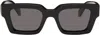 Off-white Square Frame Sunglasses In Black/dark Grey