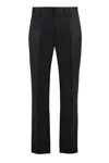 Off-white Off White Ow Wool Trousers In Black