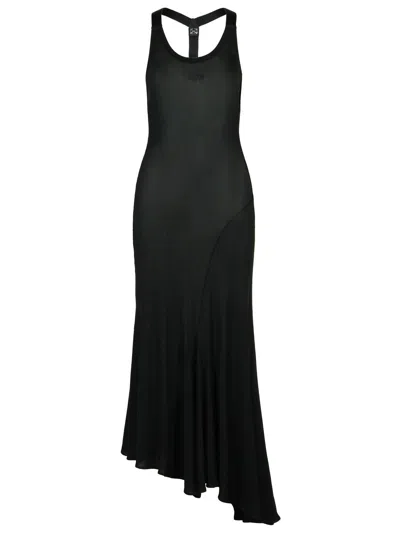 Off-white Black Viscose Dress Women