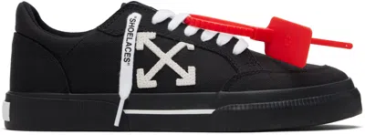 Off-white Black Vulcanized Low Sneakers In Multi