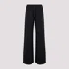 Off-white Flared Jersey Track Pants In Black