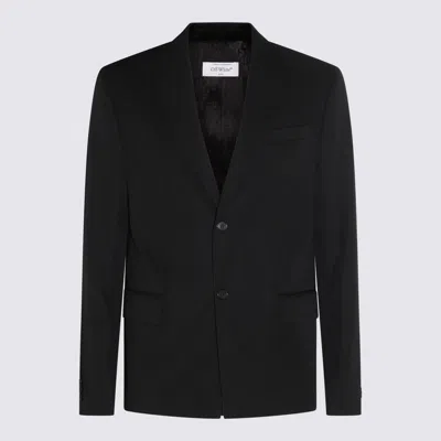Off-white Black Wool Blazer