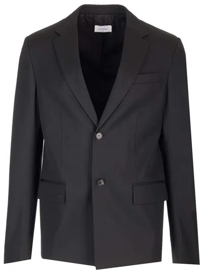 Off-white Strap Relax Black Virgin Wool Jacket