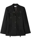 Off-white Off White Cargo Jacket With Straps In Black