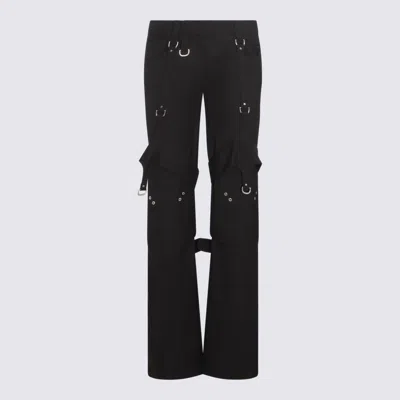 Off-white Black Wool Blend Cargo Pants