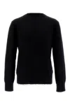 Off-white Black Wool Blend Oversize Sweater In 1061
