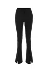 Off-white Off White Women Black Wool Pant In Black