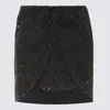 Off-white Crystal-embellished Mini Skirt