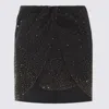 Off-white Crystal-embellished Mini Skirt