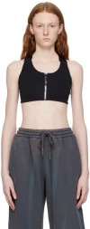 Off-white Black Zip Top In Black