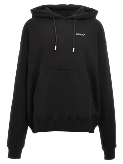 Off-white Blackwhite Windy Arrow Skate Hoodie In Multicolor