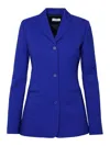 Off-white Tailored Blazer With Welt Pocket In Blue
