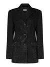 Off-white Bling Single-breasted Blazer In Black