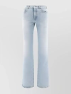 OFF-WHITE BLEACH BABY DENIM FLARES