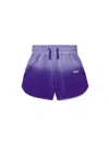 Off-white Bleached Stamp Shorts In Purple