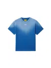 Off-white Bleached Stamp T-shirt In Blue