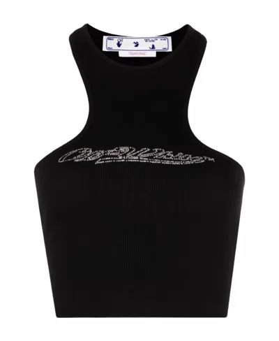 OFF-WHITE BLING BASEBALL ROWING TOP