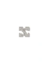 Off-white Bling Dollar Mono Earring In Silver
