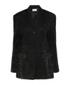 Off-white Bling Single-breasted Blazer In Black