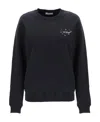 Off-white Bling Stars Arrow Cotton Sweatshirt In Black