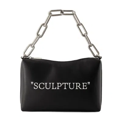 Off-white Block Quote Bag In Black