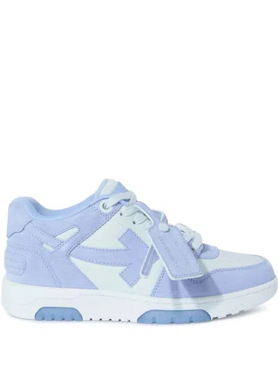 Off-white Dusty Blue/ice Out Of Office Suede