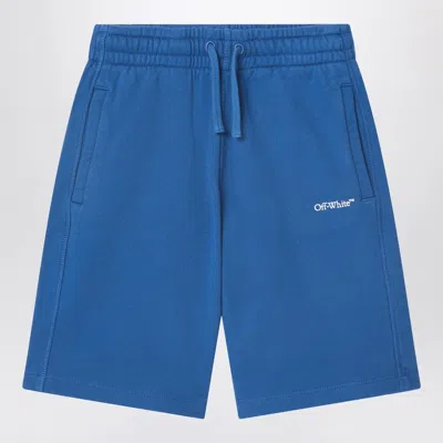 Off-white Arrows-print Swim Shorts In Blu