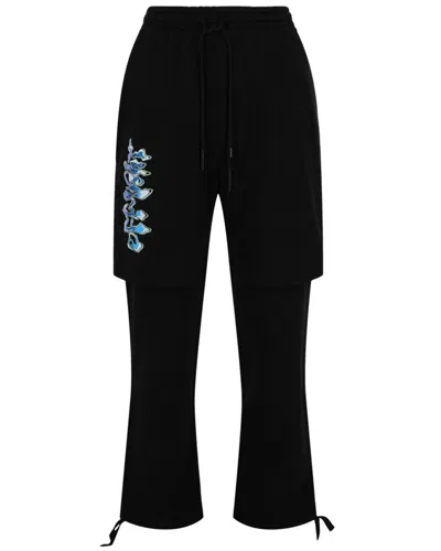 Off-white Men's Double Layered Joggers In Black
