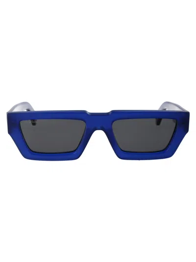 Off-white Blue Acetate Sunglasses