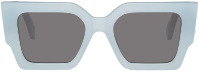 Off-white Blue Catalina Sunglasses In Light Blue D. Green