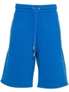 Off-white Arrow Embroidered Track Shorts In Blue