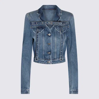 Off-white Blue Cotton Denim Jacket