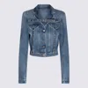 Off-white Blue Cotton Denim Jacket