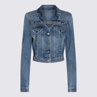 Off-white Blue Cotton Denim Jacket