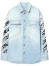 Off-white Off White Shirts In Blue