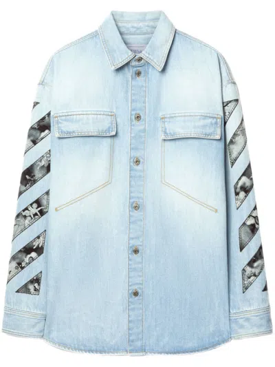 OFF-WHITE BLUE FRESH SHIRT