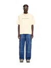 Off-white Off White Men Irregular Cargo Jeans In Blue