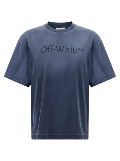 OFF-WHITE BLUE LAUNDRY SKATE T-SHIRT