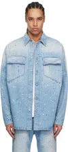 Off-white Off White Shirts In Blue