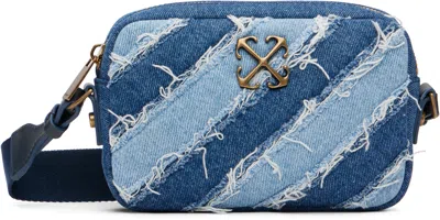 Off-white Blue Raw Denim Camera Bag