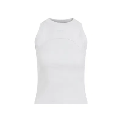 Off-white Blue Stamp Rib Round Tank Top For Women | Spring/summer 2024 Collection