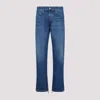 Off-white Indigo Blue Cotton Jeans In Blue