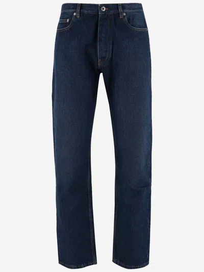 OFF-WHITE BLUE NARROW FIT JEANS